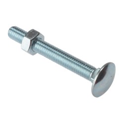 Carriage Bolts & Nuts ZP