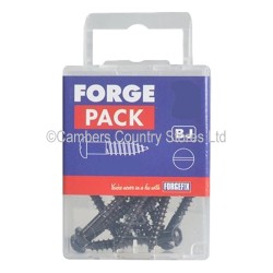 Wood Screw Round Head Black Japanned