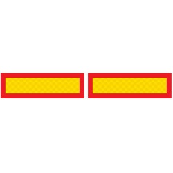 Truck & Trailer Marker Board Type 265 (ECE6/7) 1 x Pair