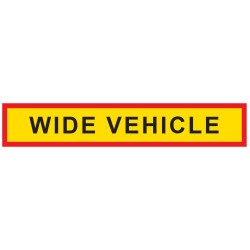 Truck & Trailer Marker Board Type 4 Wide Vehicle