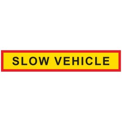 Truck & Trailer Marker Board Type 4 Slow Vehicle