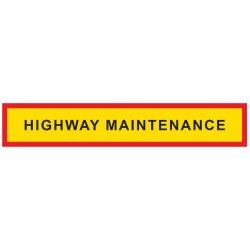Truck & Trailer Marker Board Type 4 Highway Maintenance