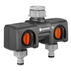 Gardena Twin Tap Connector Premium 26.5mm