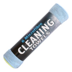 Nova Microfibre Cleaning Towels 6 Pack
