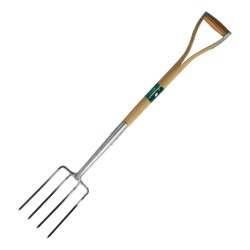 Greenman Ergonomic Digging Fork Ash Handle