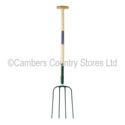 Compass Manure Fork 4 Prong T Handle