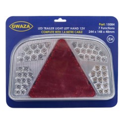 LED Trailer Light Left Hand 7 Function 12v