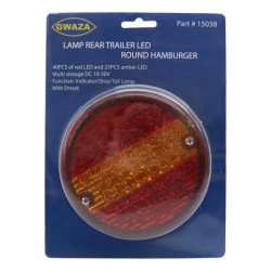 LED Rear Hamburger Trailer Light 10-30v