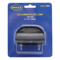 LED Number Plate Lamp 12/24v