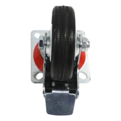 Castor Wheel Swivel & Brake 75mm