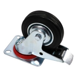 Castor Wheel Swivel & Brake 100mm