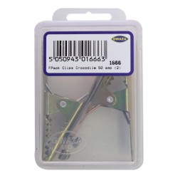 Crocodile Clips 50 Amp 2 Pack