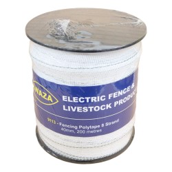 Electric Fencing Polytape 8 Strand 40mm x 200m
