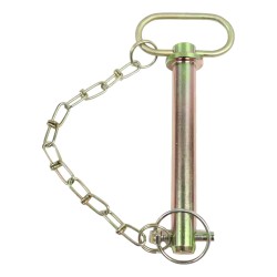 Tow Pin With Linch Pin & Chain 7/8" x 6"