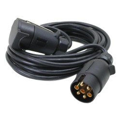 Trailer Extension Cable Male / Female 7 Pin 6 Metre