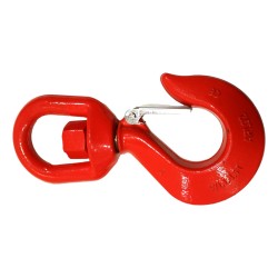 Hook With Swivel & Safety Pawl 2000kg SWL