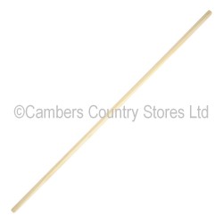 Broom Handle Wooden Tapered 60" x 1.1/8" / 1500 x 28mm
