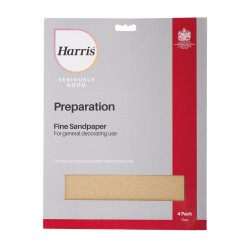 Harris Seriously Good Sandpaper Sheets 4 Pack