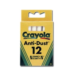 Crayola Chalk 12 Pack White