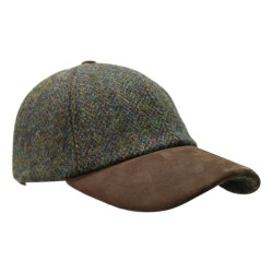 Heather Glencairn Harris Tweed Baseball Cap