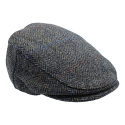 Heather Highland Harris Tweed Flat Cap