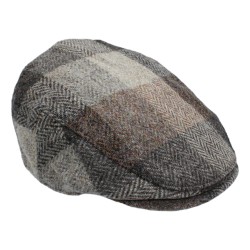 Heather Highland Harris Tweed Flat Cap