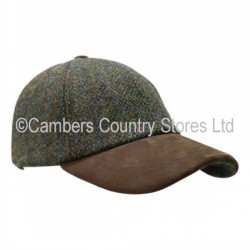 Heather Glencairn Harris Tweed Baseball Cap