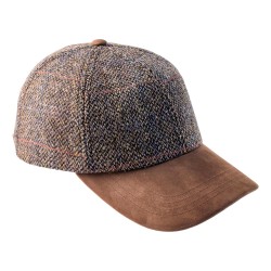 Heather Glencairn Harris Tweed Baseball Cap