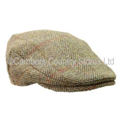 Heather Highland Harris Tweed Flat Cap