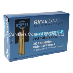 PPU .30-06 FMJ 150 Grain 20 Pack