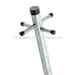 Galvanised Washing Line Post 8 x 1.1/2"