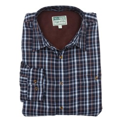 Hoggs Of Fife Bark Micro Fleece Lined Shirt