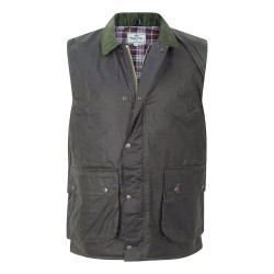 Hoggs Of Fife Padded Waxed Waistcoat