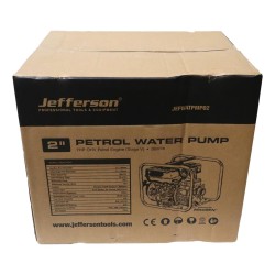 Jefferson Petrol Water Pump 7HP 2" c/w Free Pipe & Clamp