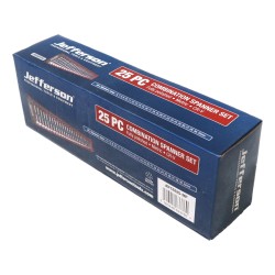 Jefferson Metric Combination Spanner Set 25pc 6-32mm