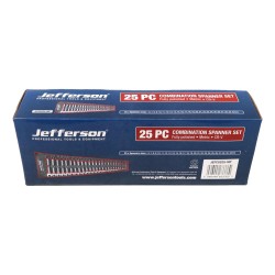 Jefferson Metric Combination Spanner Set 25pc 6-32mm