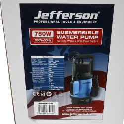 Jefferson Submersible Dirty Water Pump 225 Litres/Min