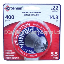 Crosman Piranha Hollow Point Air Rifle Pellets .22 x 400