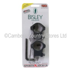 Bisley Scope Mounts 2 Piece 17mm Dovetail Hale High 25mm