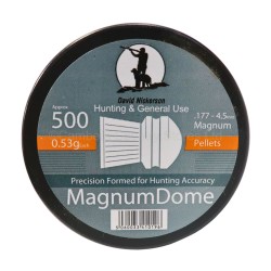 David Nickerson Magnum Dome Pellets .177 x 500 Pack