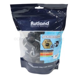 Rutland Easy Drill Wood Screw Insulator 20 Pack