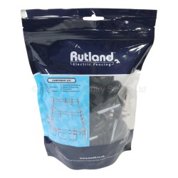 Rutland Easy Drill Wood Screw Insulator 20 Pack