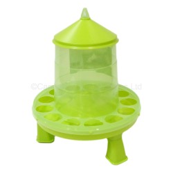 Plastic Poultry Auto Feeder With Feet 2.4 Litre