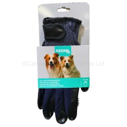 Kerbl Pet Groom & Massage Gloves 1 x Pair