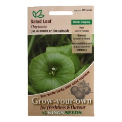 Kings Seeds Salad Leaf Claytonia