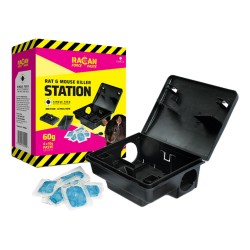 Racan Force Rat & Mouse Killer Station & Bait Kit