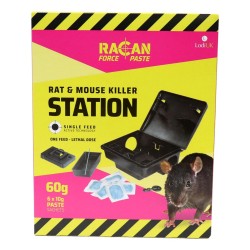Racan Force Rat & Mouse Killer Station & Bait Kit