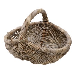 Glenweave HCP231 Oval Trug Basket With Hoop Handle