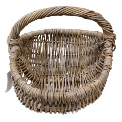 Glenweave HCP231 Oval Trug Basket With Hoop Handle