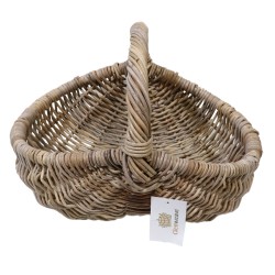 Glenweave HCP231 Oval Trug Basket With Hoop Handle